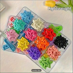 Colorful Star BB Hair Clips For Girls Children Lovely Hair Decorate Hairpins Barrettes Headwear Kids Hair Accessories