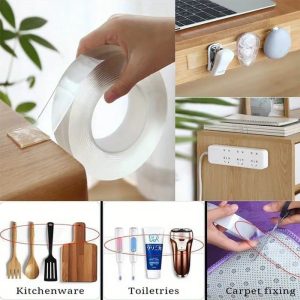 3 Meter Self Adhesive Double Sided Nano Transparent Tape Roll