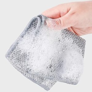 Pack of 10 Double-Sided Steel Wire Dishwashing Brush – Heavy-Duty Kitchen Cleaning Tool