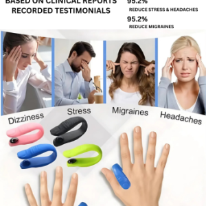 Sugar Control LI4 Acupressure Point Clip | Natural Blood Sugar Regulator for Diabetic Treatment, Headache & Migraine Relief